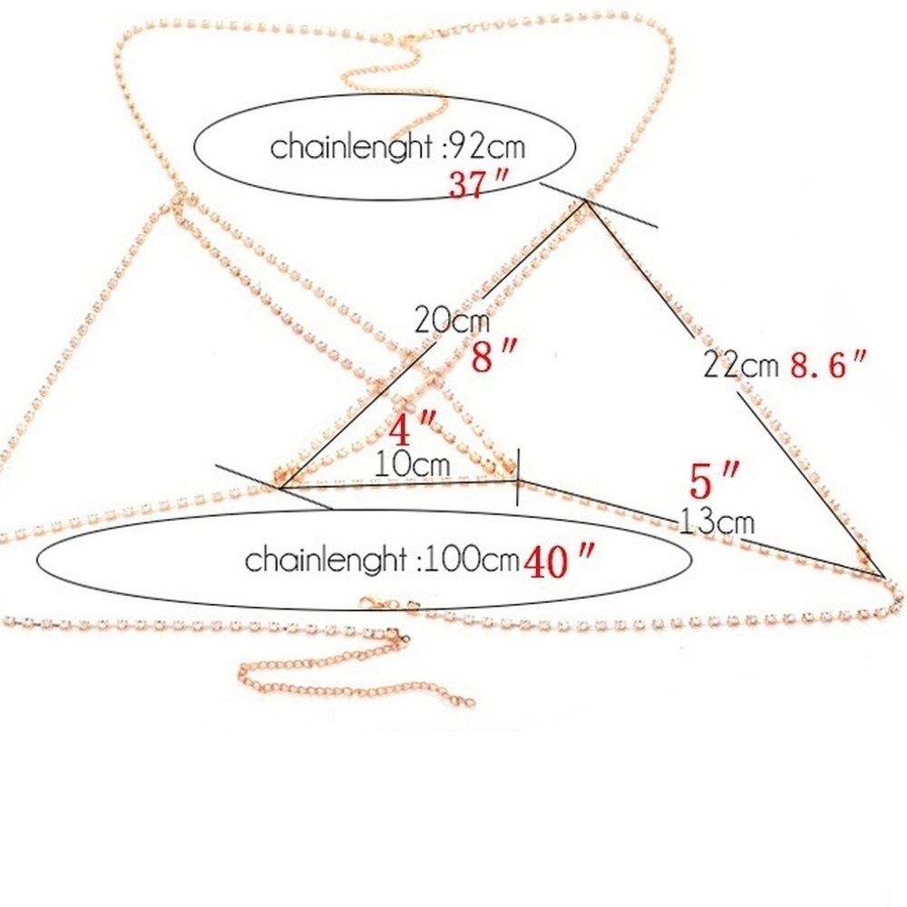 💫SILVER BRA BODY JEWELRY - Picture 4 of 5